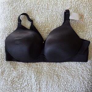 The Modern CACIQUE Collection Size 42DD Black Lightly Lined Full Figure New